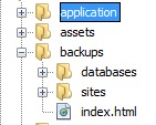 Codeigniter site and database backup