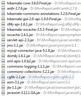 Hibernate OSCache jar files