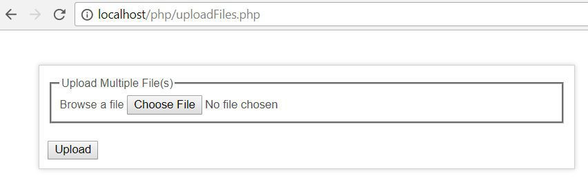 php multiple files upload