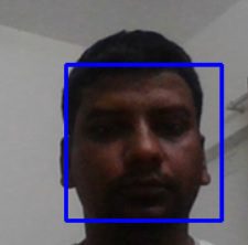 real time face detection in webcame using python