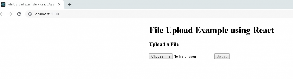 react file upload example