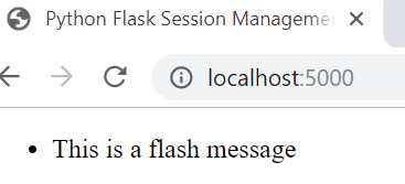 session management in python flask