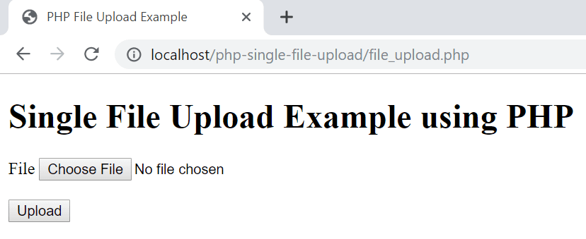 php file upload example