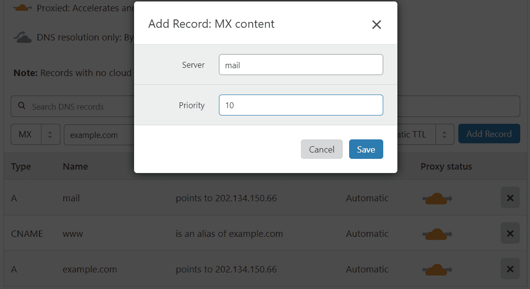 configure vps with cloudflare