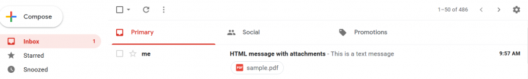 sending an email with an pdf attachment using smtp command