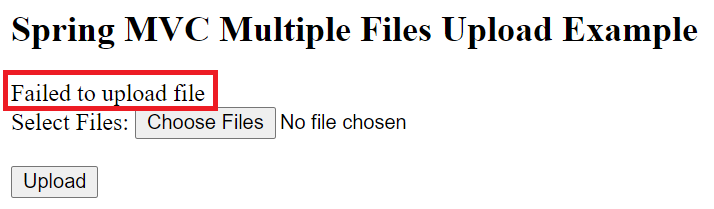 spring multiple files upload