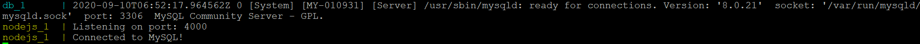 docker compose dockerizing nodejs mysql rest api crud example