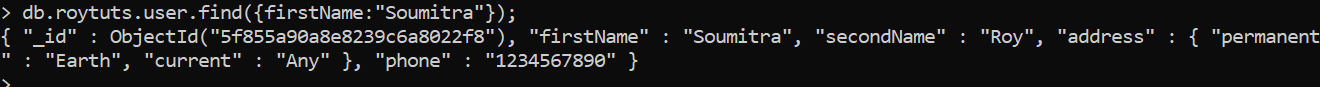query documents using where and or in conditions in mongodb