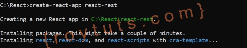 create react js app