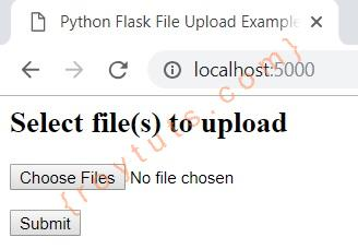 python flask file upload