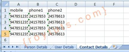 generic way of writing data to multiple sheets in excel