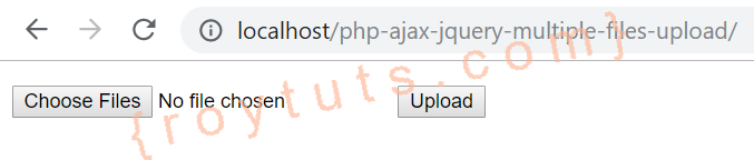 ajax multiple files upload using php jquery