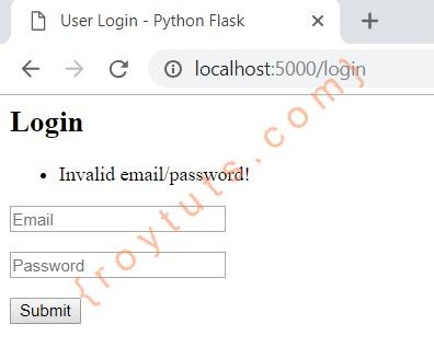 python login and logout example