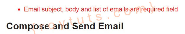 send bulk emails using python and flask