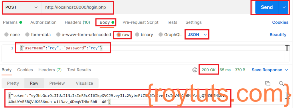 php rest api authentication using jwt