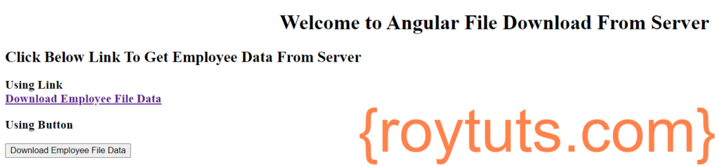 download file from server using angular