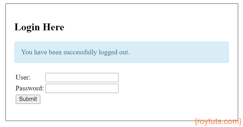 spring security form based auth